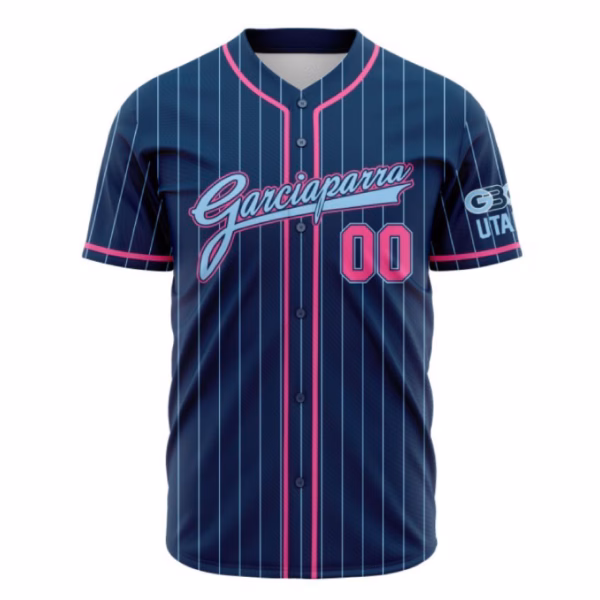GBG Utah Navy w/Pink Pinstripe Jersey